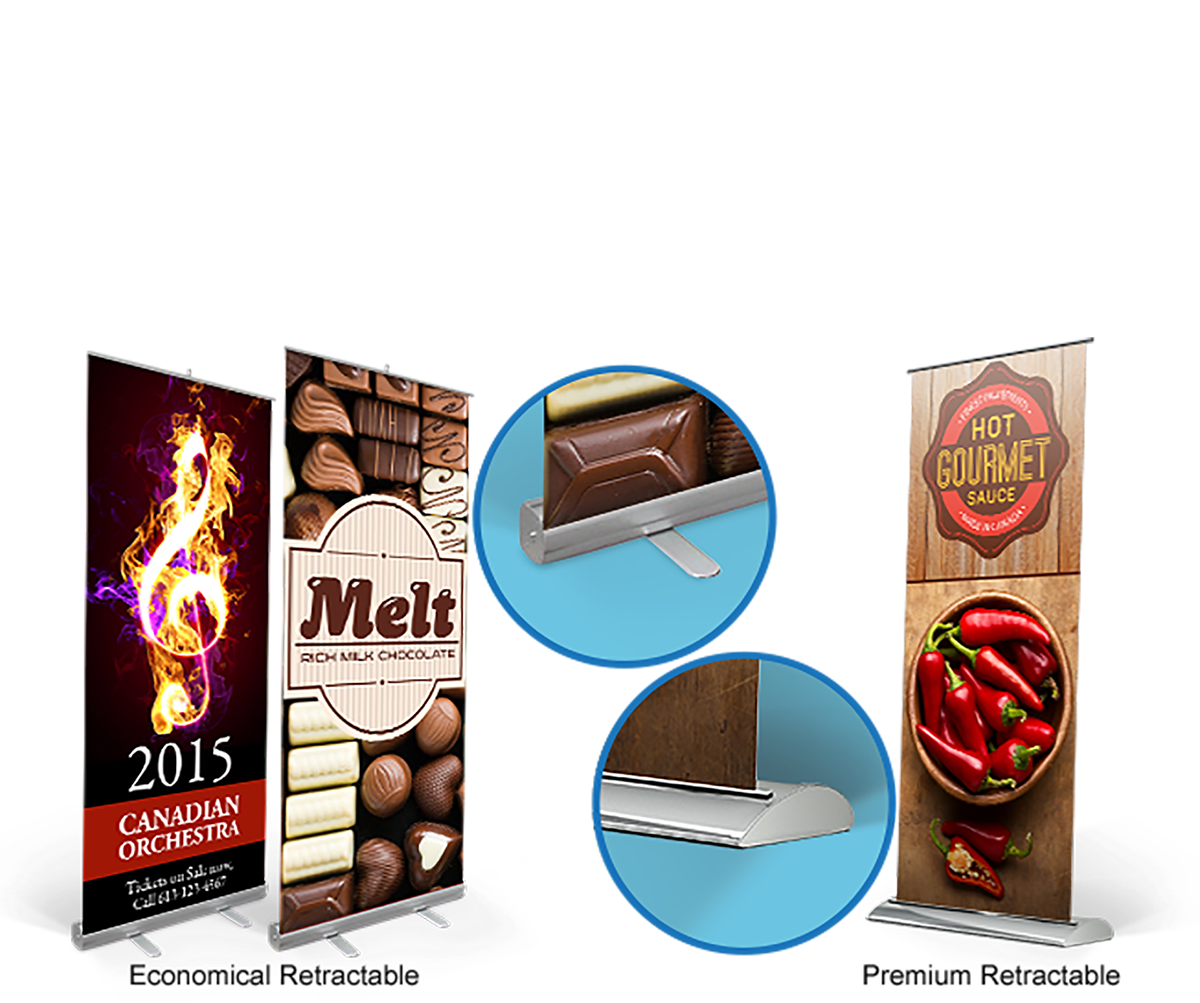 Premium Roll Up Banner Stand, roll up