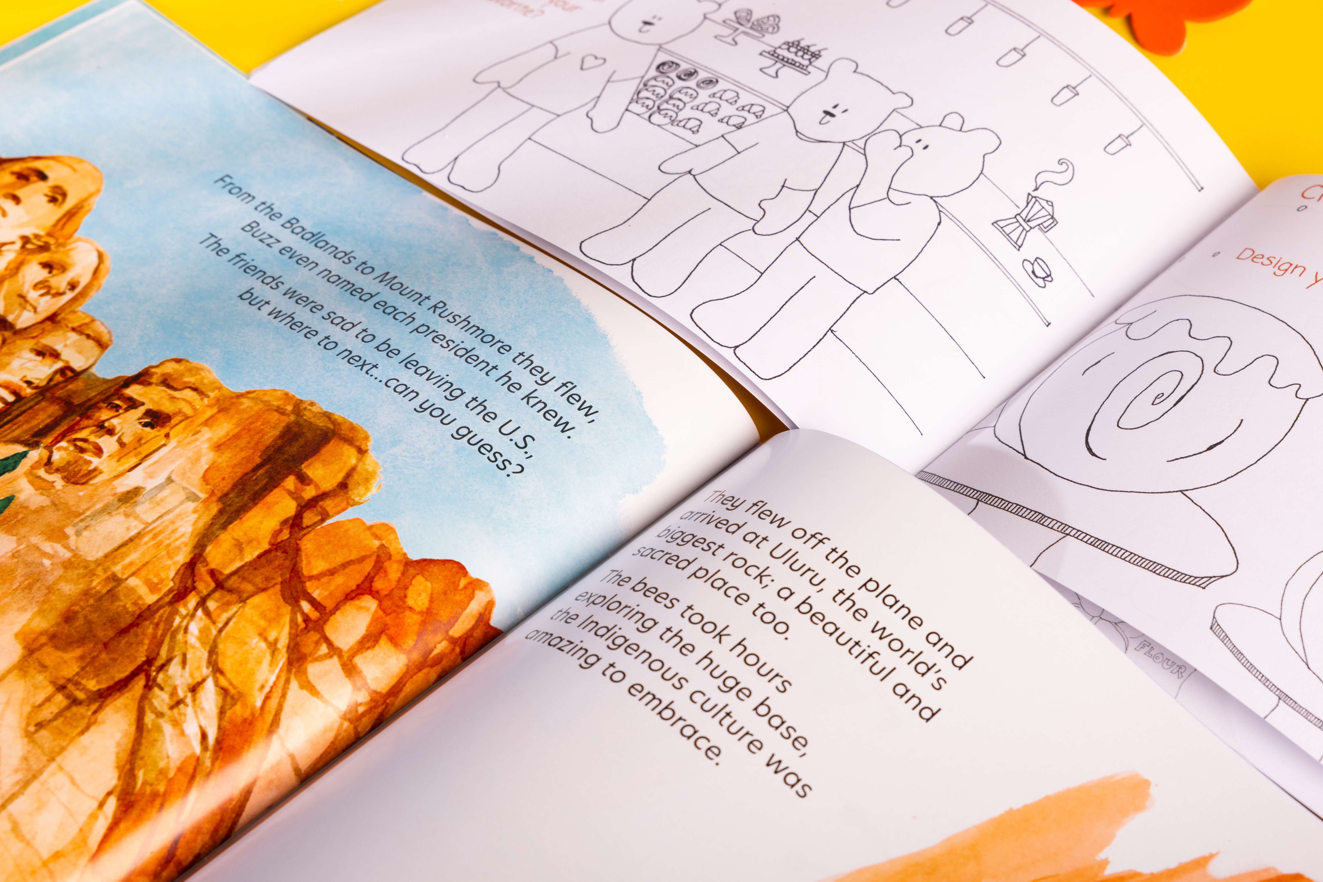 children's storybook with Glossy paper